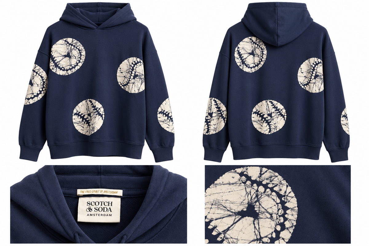 Scotch & Soda Women's Baseball Print Hoodie