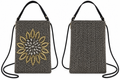 The Club Bag – Gold Floral Beaded Wristlet & Crossbody