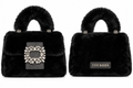 Steve Madden Glam Faux Fur Handbag