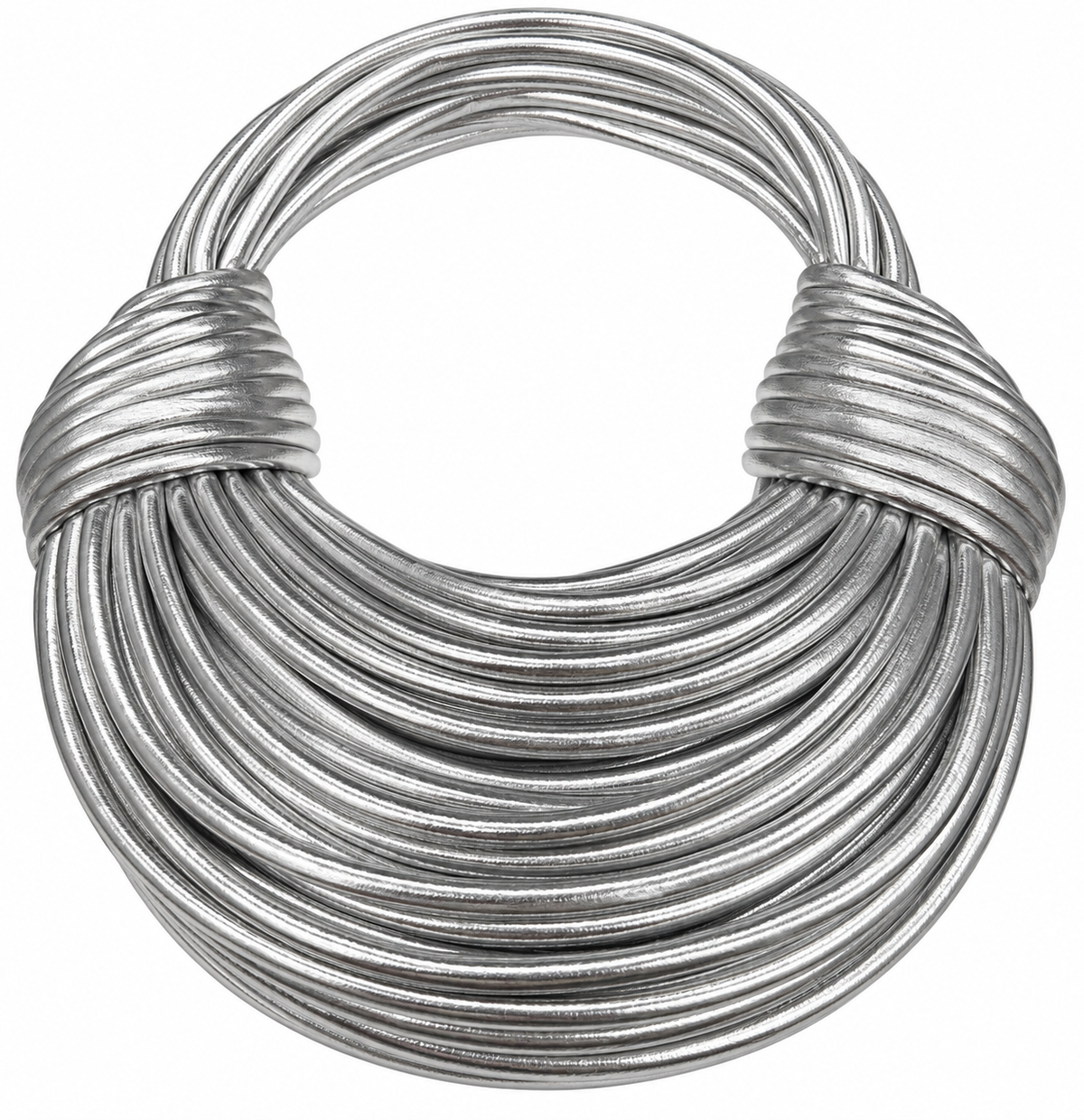 The Silver Luxe Evening Bag